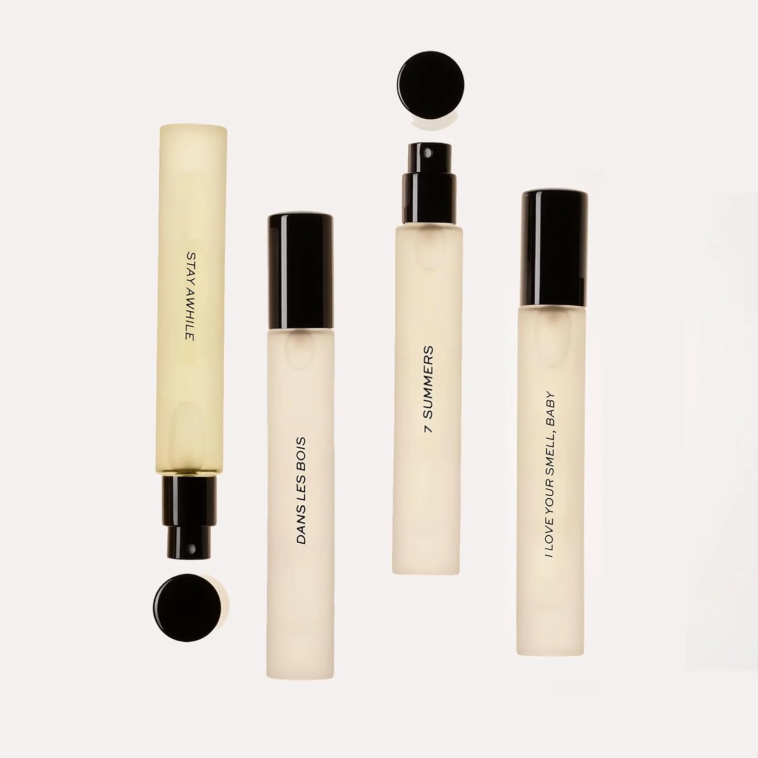 DIME Beauty Stay Awhile Travel Spray - Warm Gourmand with Toasted Pistachio, Cashmere Musk, and Vanilla Bean Clean, Vegan, Cruelty-Free Fragrance, 0.34 oz / 10 ml