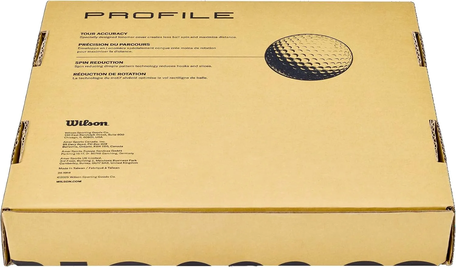 WILSON Profile Distance Golf Balls 36 Pack