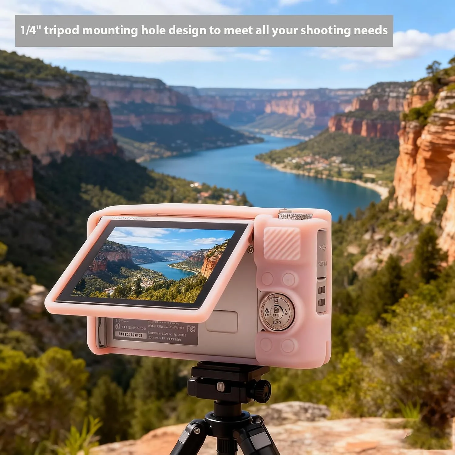 Case for Canon PowerShot SX740 HS, SX730 HS Camera - Jelly Pink