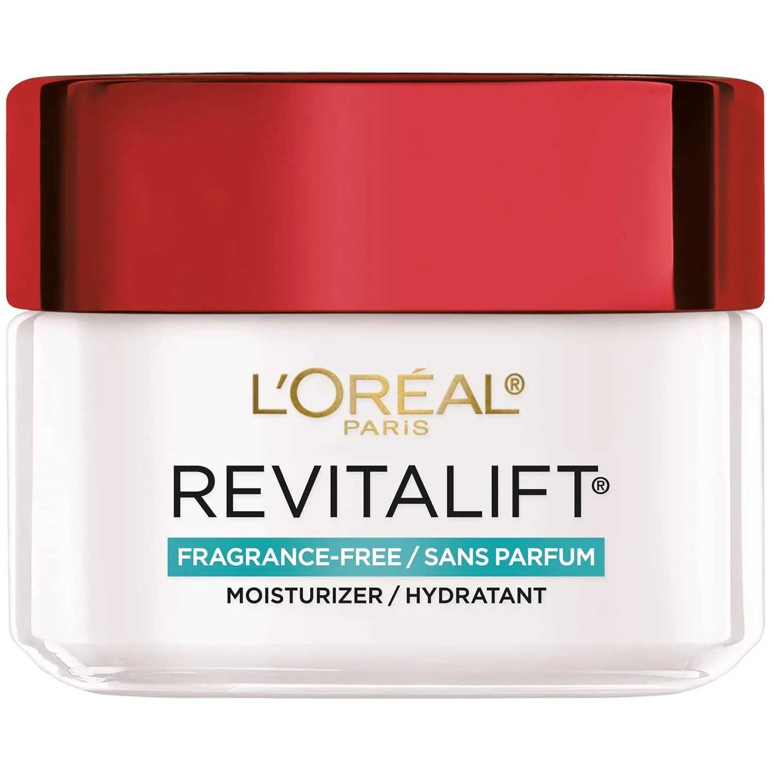 L’Oreal Paris Revitalift Anti Aging Face and Neck Cream, Smoothing and Firming Moisturizer for 24HR Hydration, Pro-Retinol, Centella Asiatica, Fragrance Free, 1.7 Oz