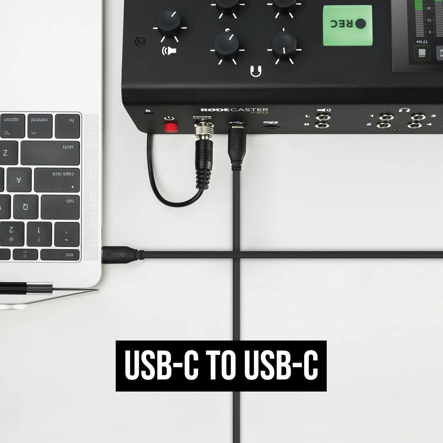 RØDE SC17 USB-C to USB-C Flat Cable (1.5m, Black)