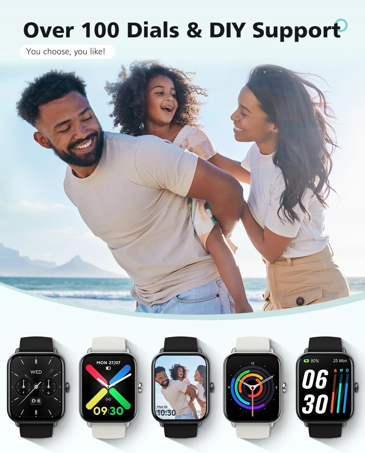 Smart Watches for Women Men, Alexa Smart Watch for Android Phones/iPhones