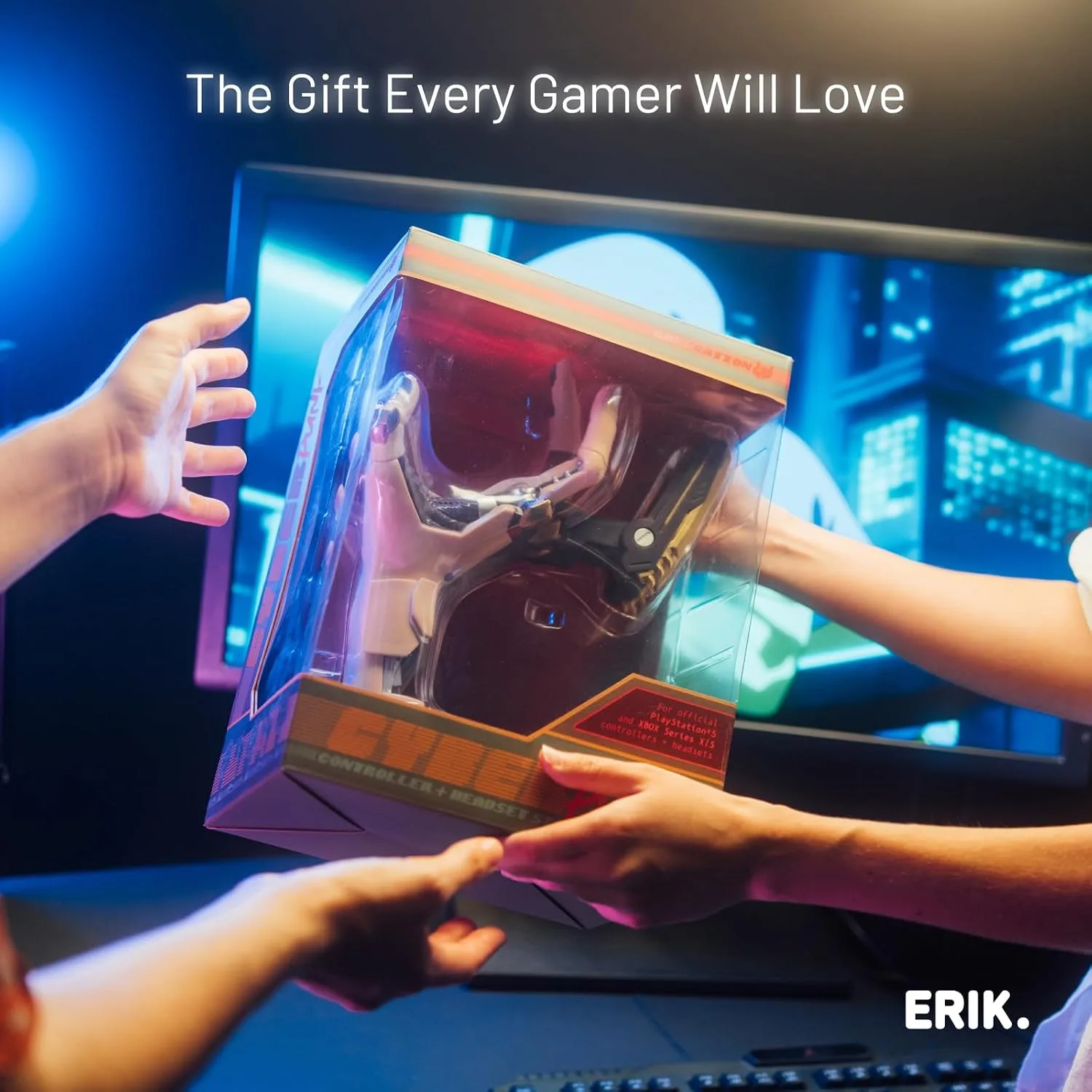 Grupo Erik Cyberpunk Gaming Controller Holder | Gaming Equipment
