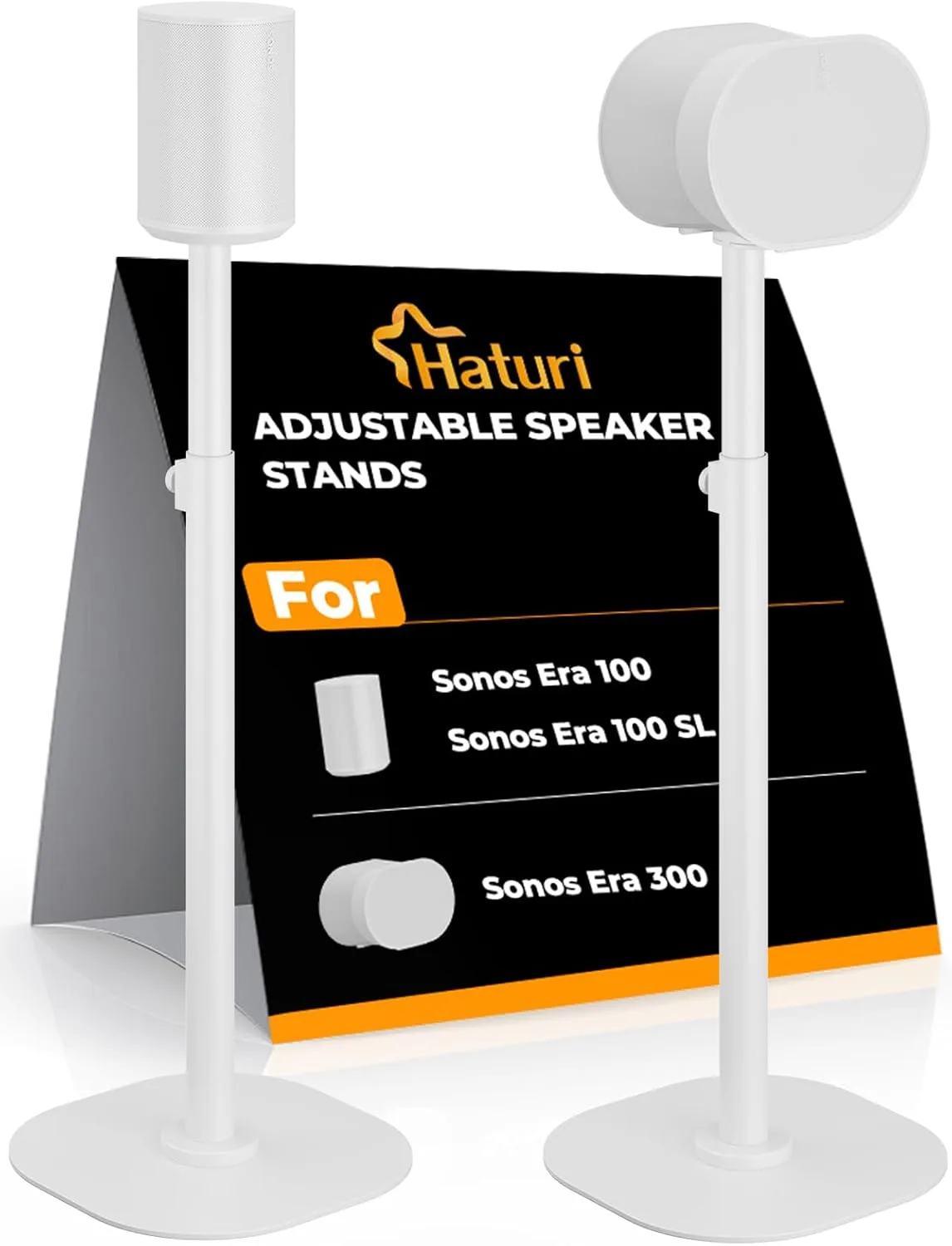 Soportes para parlantes Haturi para Sonos ERA 300, ERA 100 SL y ERA 100, blanco
