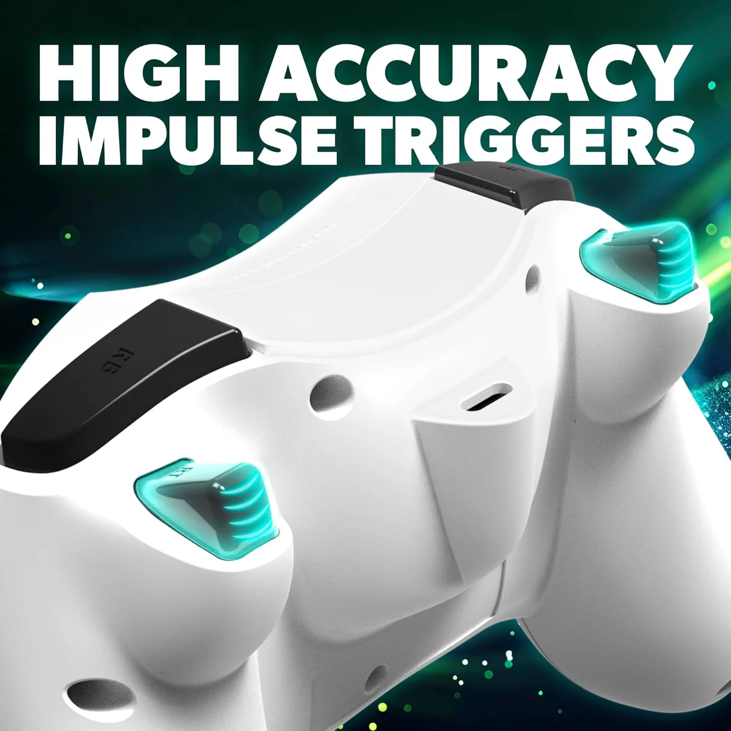 Hyperkin - DuchesS Wired Controller for XBOX Series X|S, XBOX One, Windows 10|11, PC, with Hall Effect Joysitcks, Audio Jack, Impulse Triggers, Gamepad for Gamers - White - Officially licensed