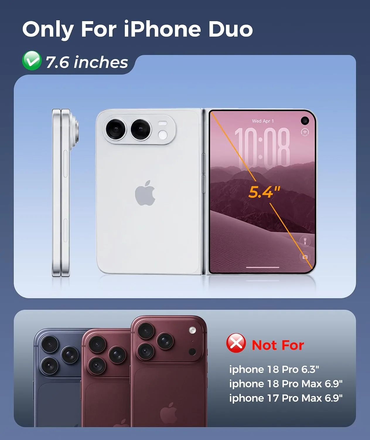 FNTCASE for iPhone Duo Case with 360 Spin Magnetic Stand Wine Red