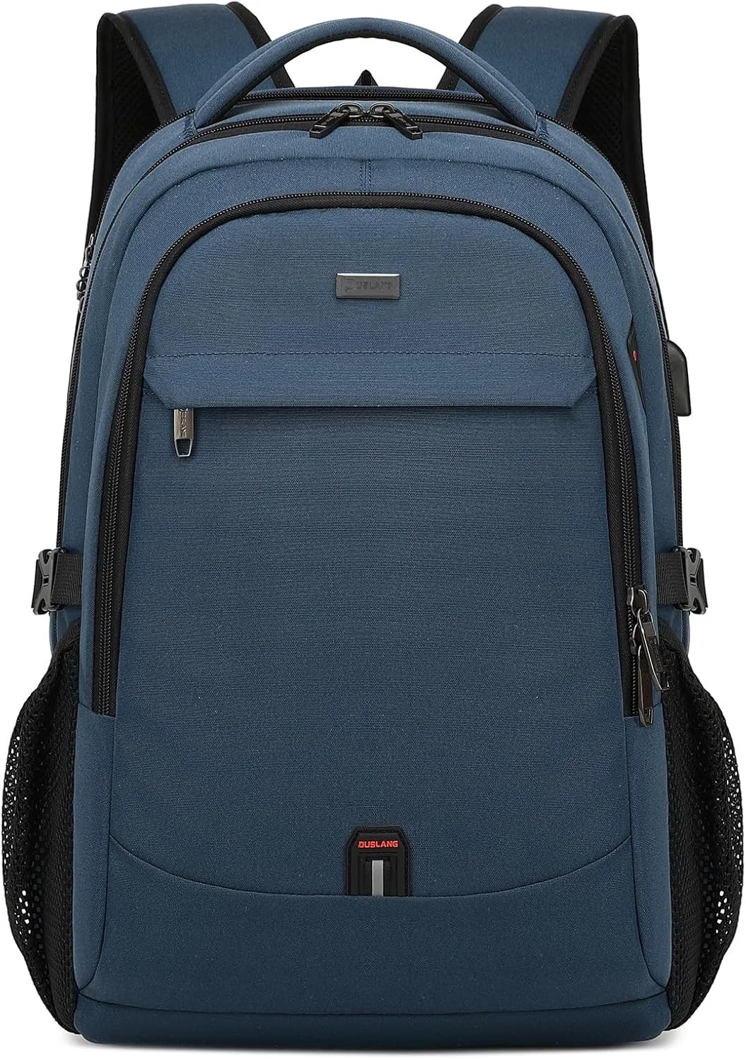 DUSLANG 17 Inch Laptop Backpack for Travel Water Resistant College Backpack for Men Women Laptop Bag with USB Charging Port,Blue