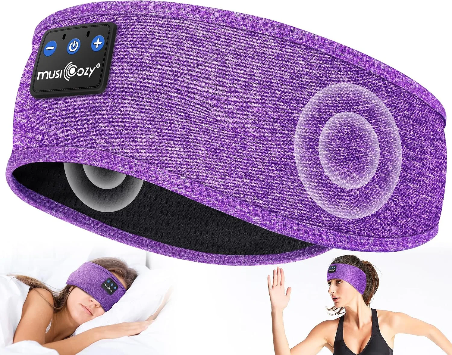 MUSICOZY Bluetooth 5.4 Sleep Headphones Headband Sports Wireless Audio