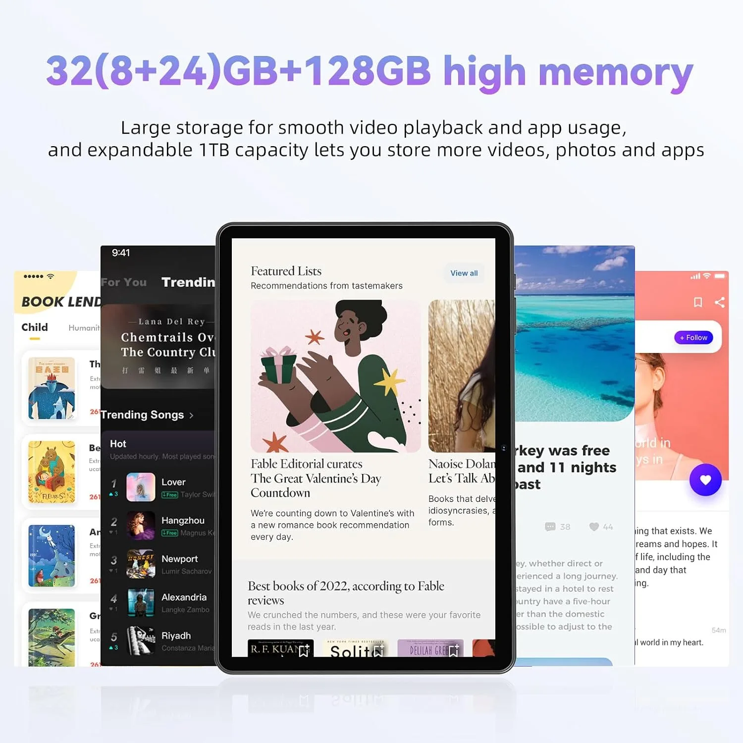 HUIHUANG Tablet 10 Inch Android 16 Tablet, 32GB RAM 128GB ROM