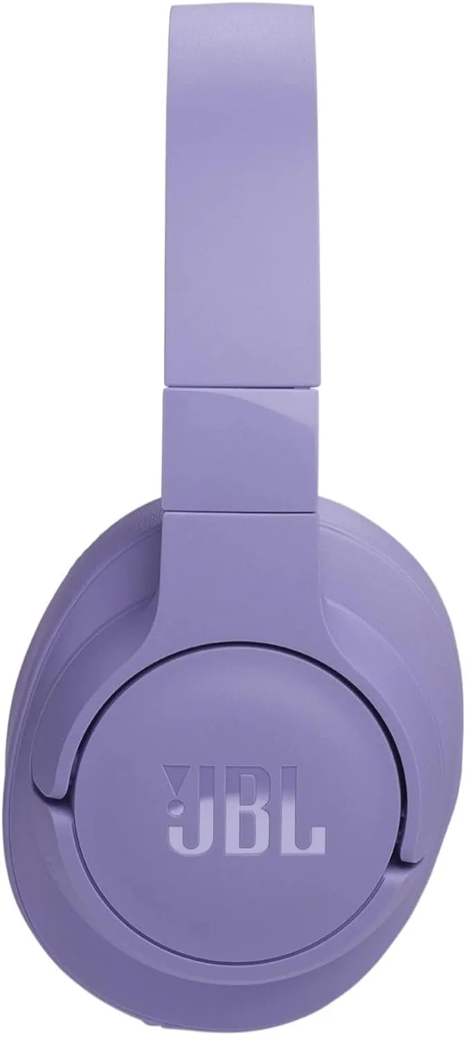 JBL TUNE 770NC - Adaptive Noise Cancelling with Smart Ambient Wireless Over-Ear Headphones, Bluetooth 5.3, Up to 70H battery life with speed charge, Lightweight, comfortable & foldable design (Purple)