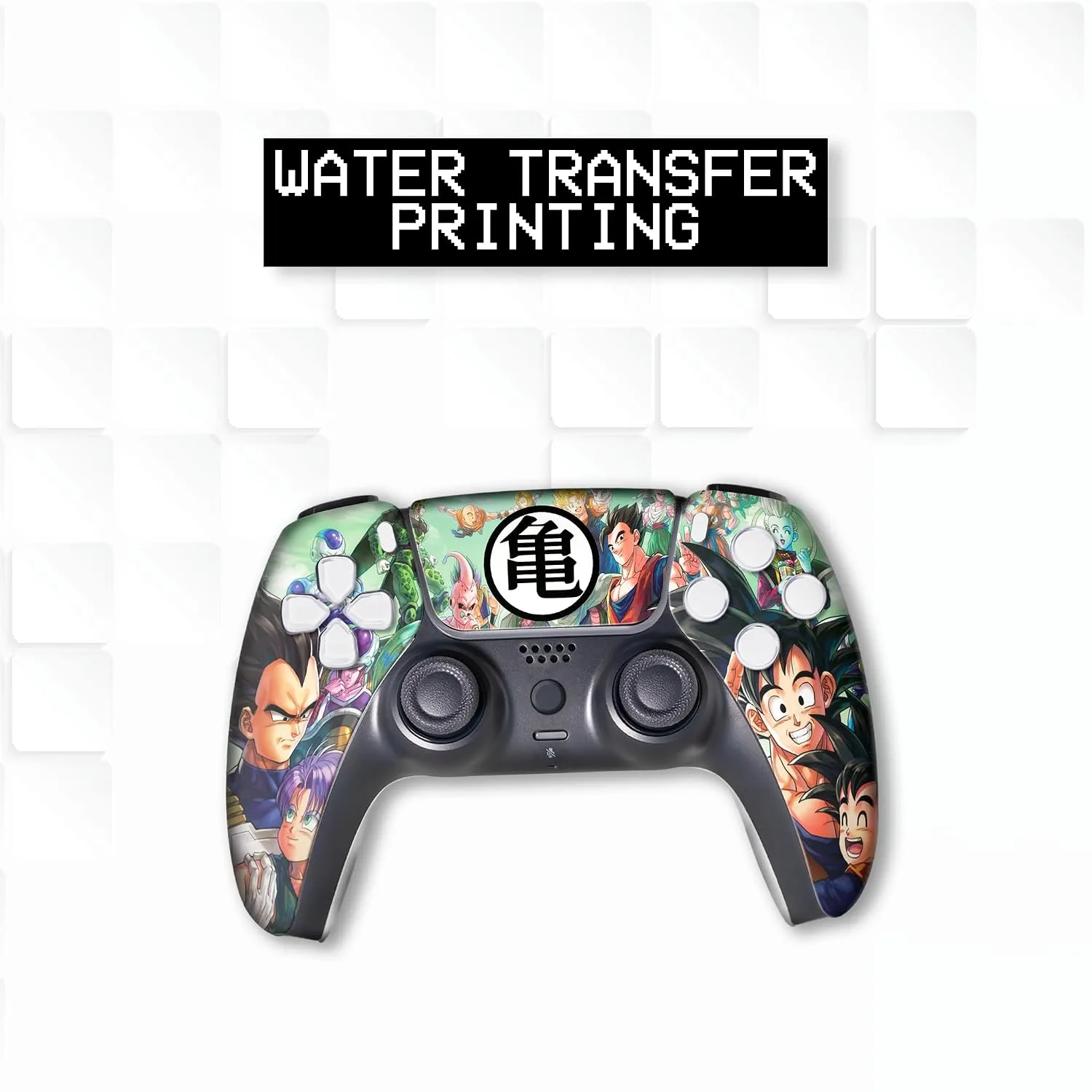 D. B. Z. FAM Custom PS-5 Controller Wireless compatible with Play-Station 5 Console by BCB Controllers | Proudly Customized in USA with Permanent HYDRO-DIP Printing (NOT JUST A SKIN) (MODDED)