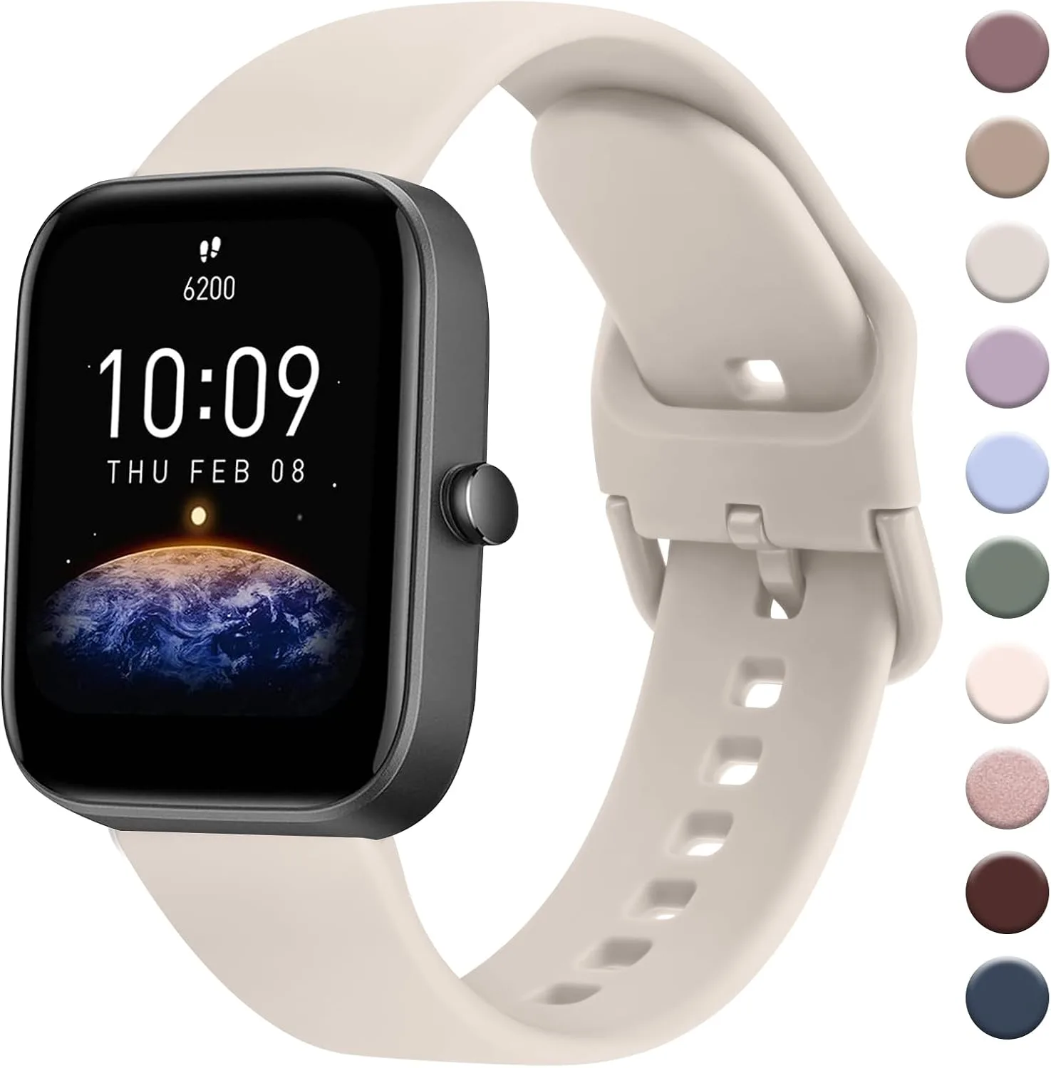 AK Band for Amazfit GTS 4 / GTS 4 Mini / GTS 3 / GTS 2 / GTS 2e / GTS 2 mini / GTS / GTR mini Bands, 20mm Soft Replacement Sport Strap for Amazfit Bip 3 / Bip 3 Pro / Bip U Pro / Bip / Bip Lite / Bip S / Bip S lite / Bip U Smart Watch Women Men