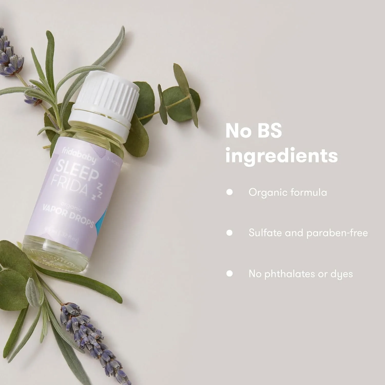 Frida Natural Sleep Vapor Bath Drops, Lavender Essential Oil, Relaxing
