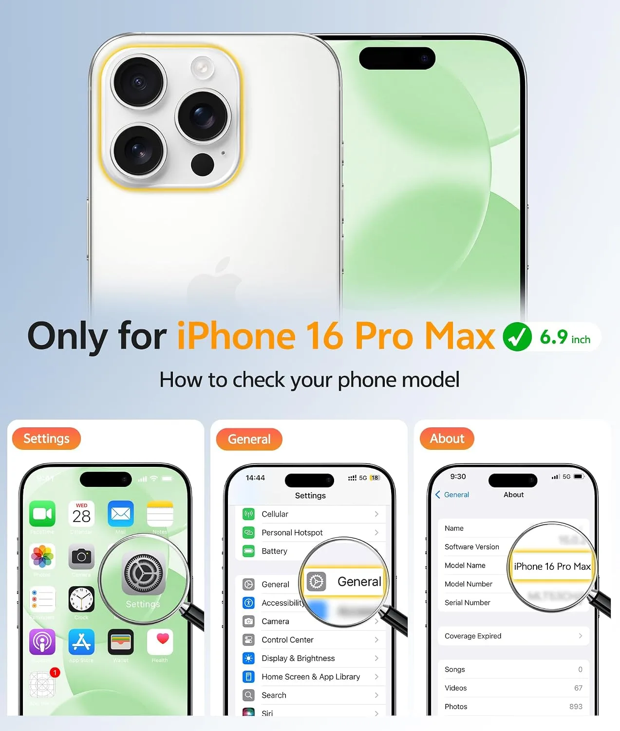 FNTCASE for iPhone 16 Pro Max Case, Fit for Magsafe, Light Moss