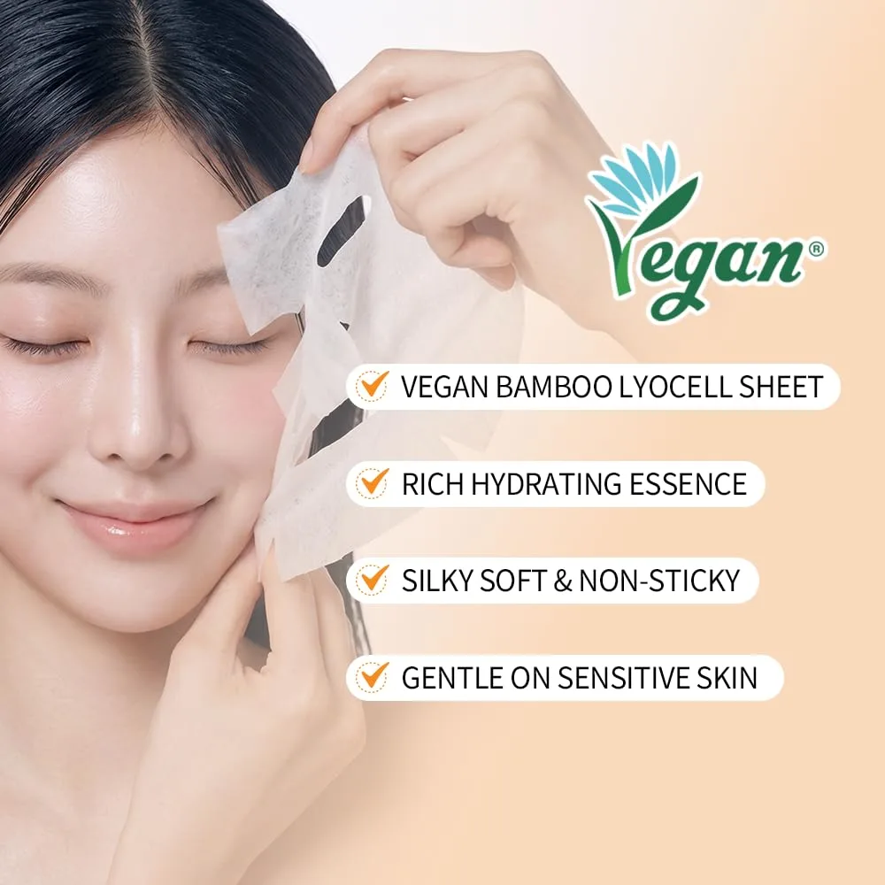 #OOTD Ceramide Face Sheet Mask (10-Pack) | Korean Facial Masks Skincare