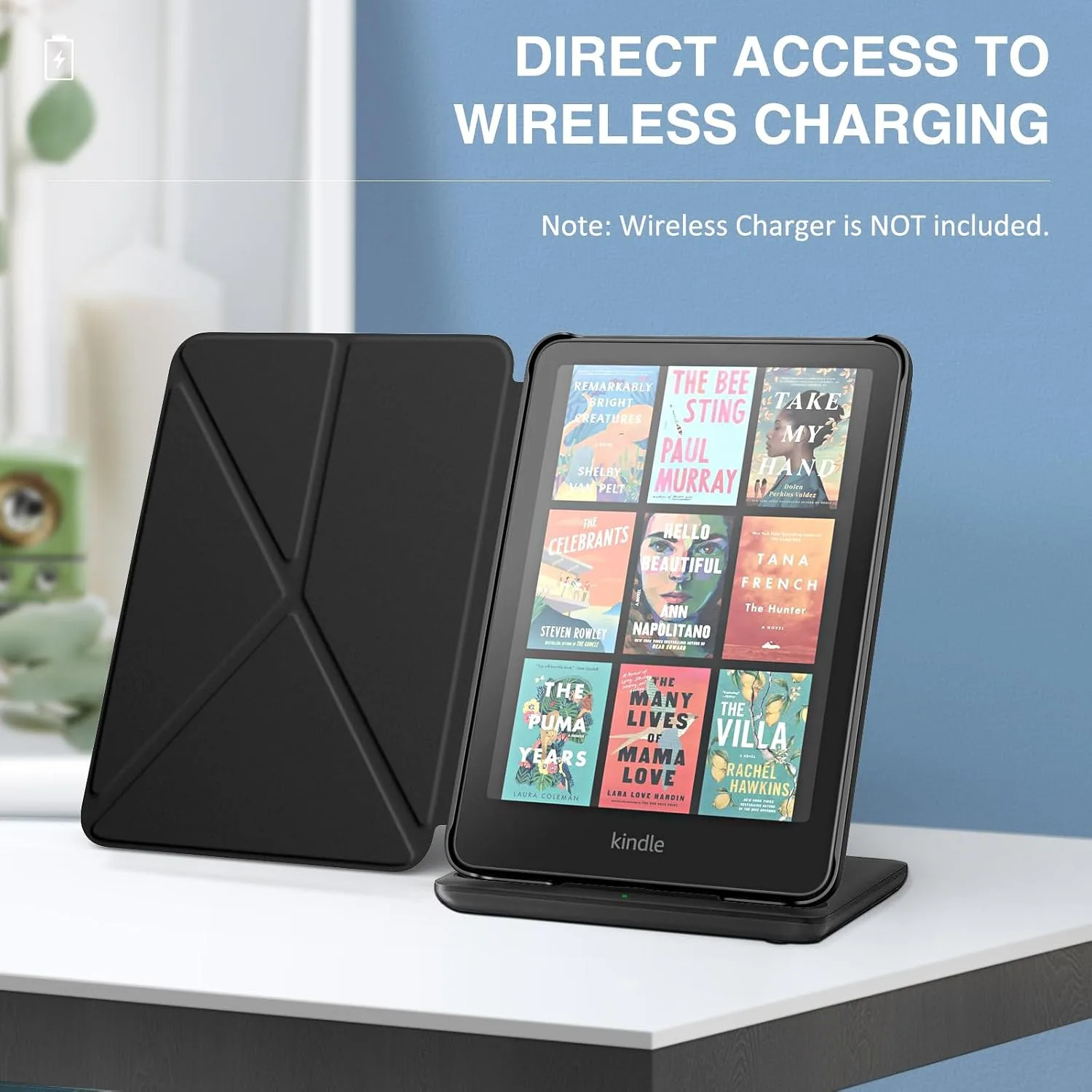 MoKo Case for 7" Kindle Paperwhite 12th Generation 2025/2024, Black