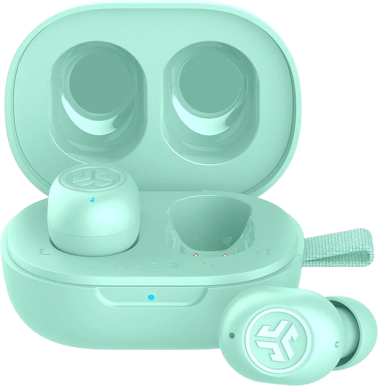 JLab JBuds Mini True Wireless Earbuds, Bluetooth Multipoint, Mint