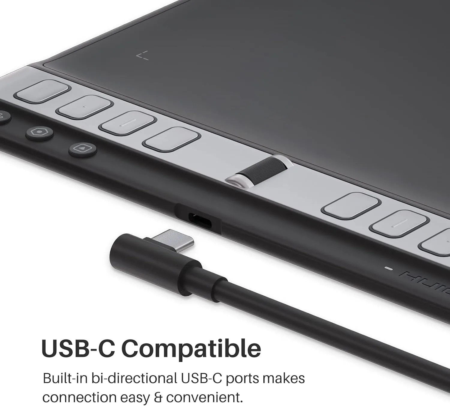 HUION Inspiroy 2 Large Drawing Tablet with 3-Group 8 Customized ExpressKeys