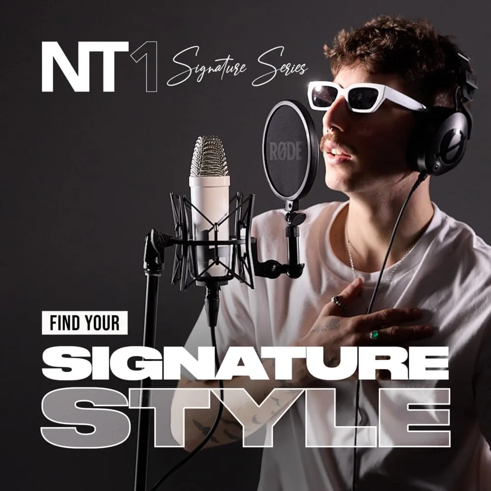 RØDE NT1 Signature Series Studio Condenser Microphone, White
