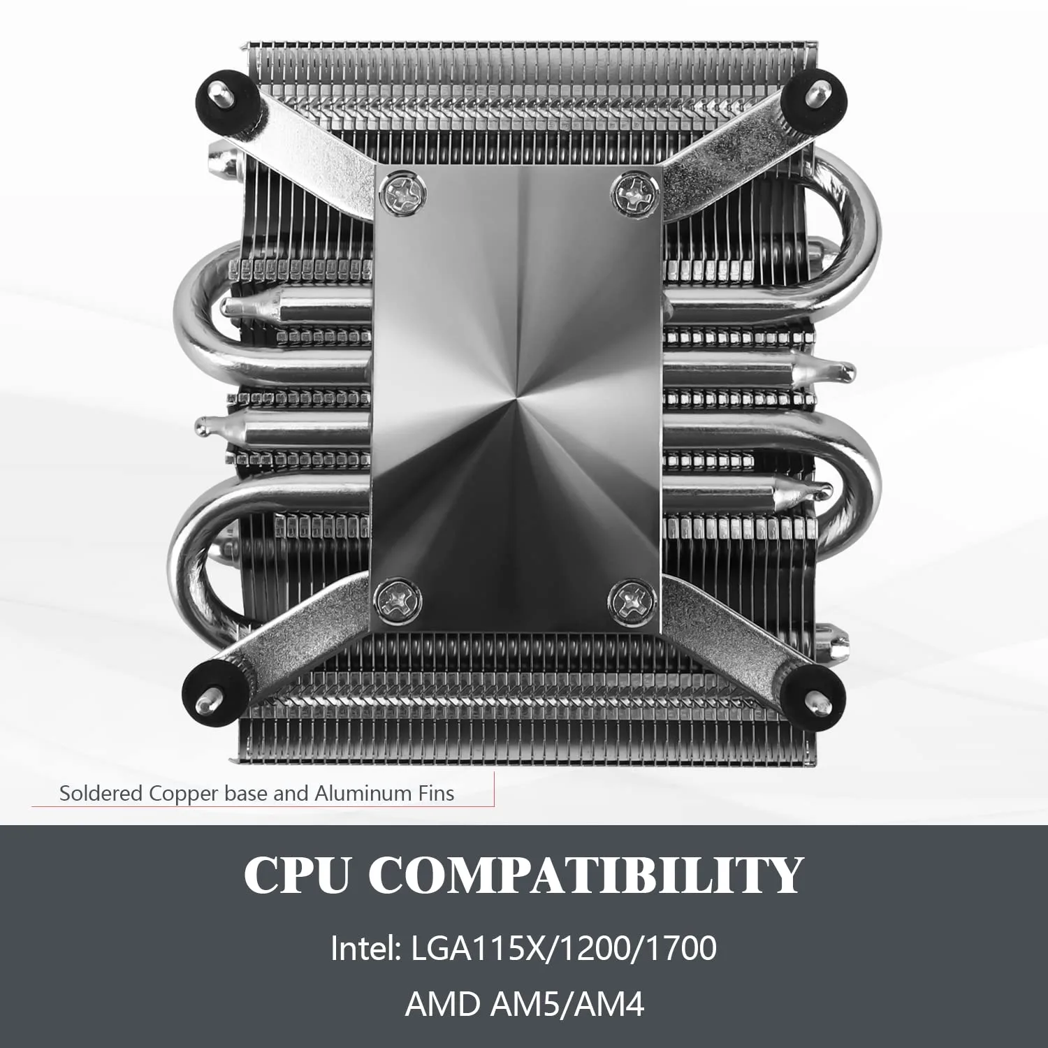 Thermalright AXP90-X36 Low Profile CPU Air Cooler, 36mm Height CPU Cooling