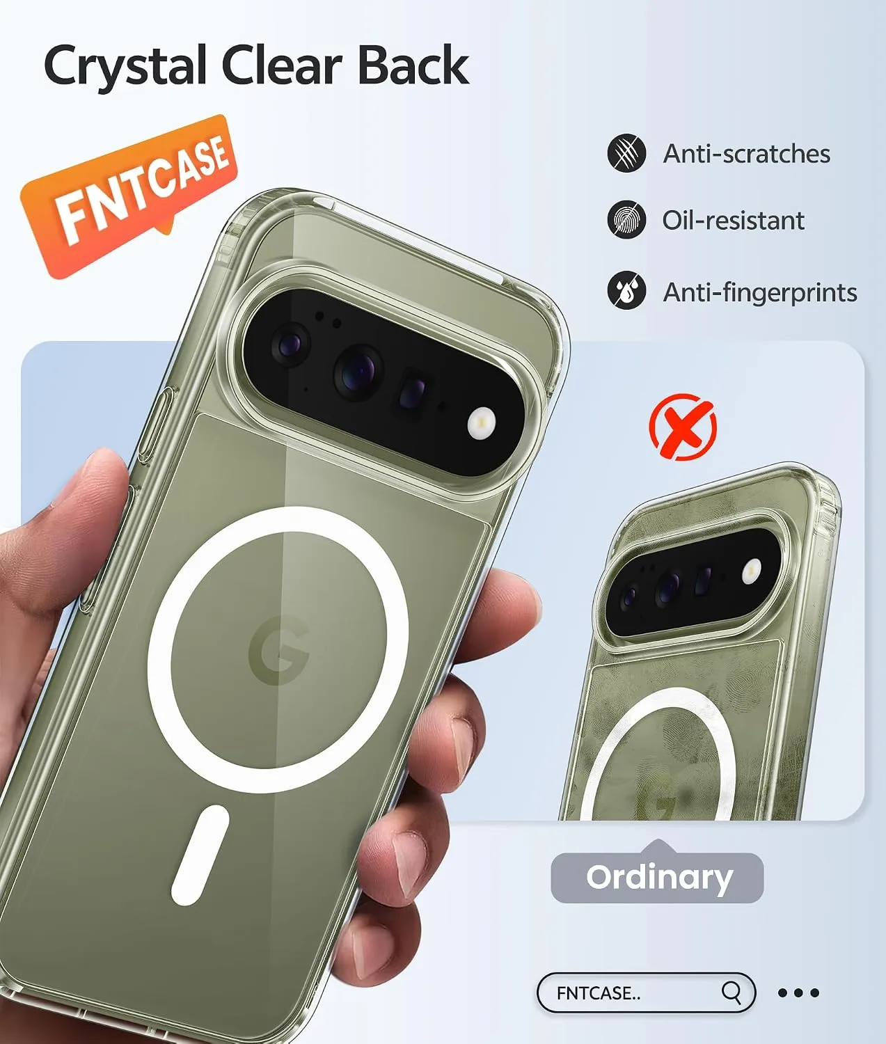 FNTCASE for Google Pixel 11 Pro XL Case, Fit for Magsafe, Screen Protector