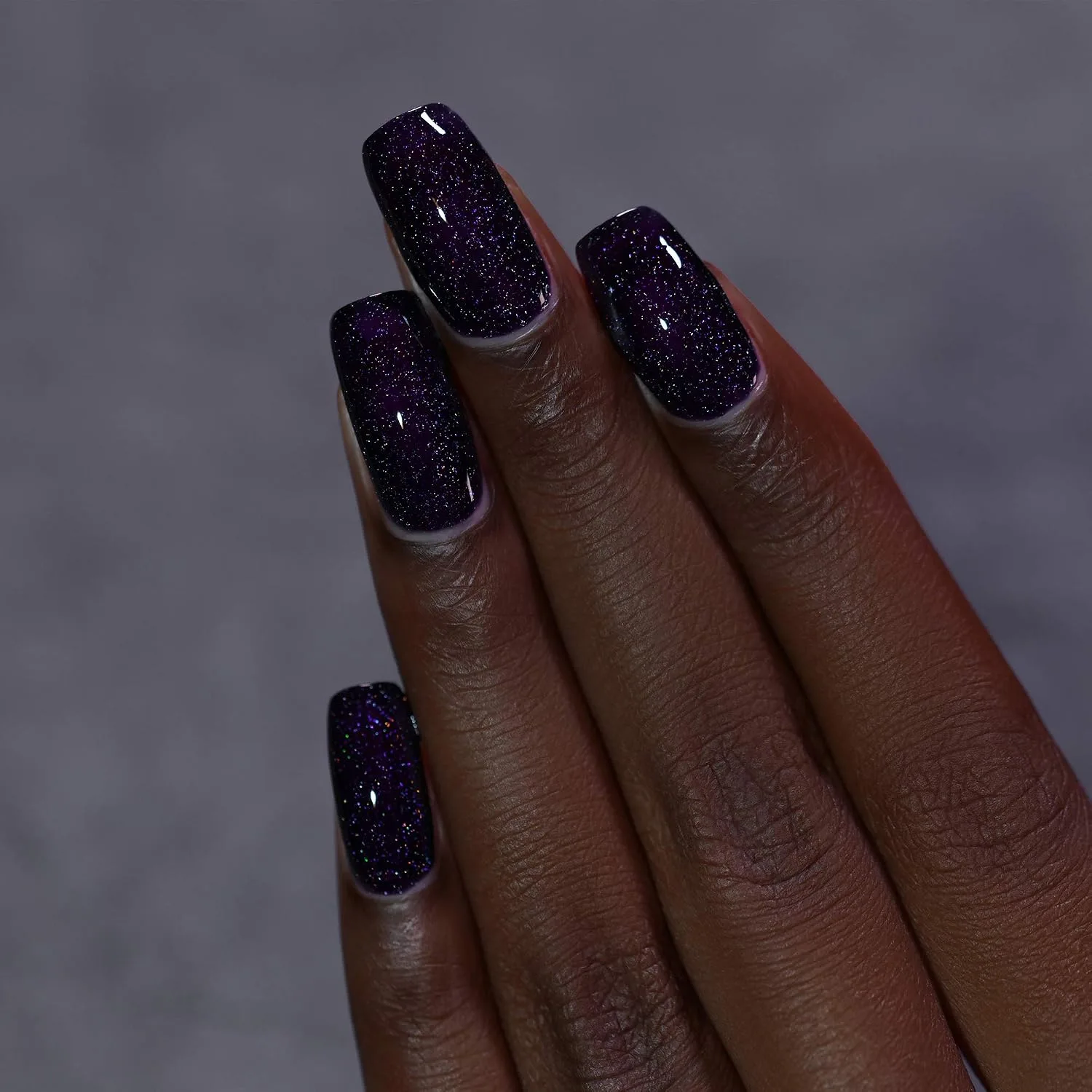 ILNP Annabelle - Striking Blackened Eggplant Purple Holographic Nail Polish