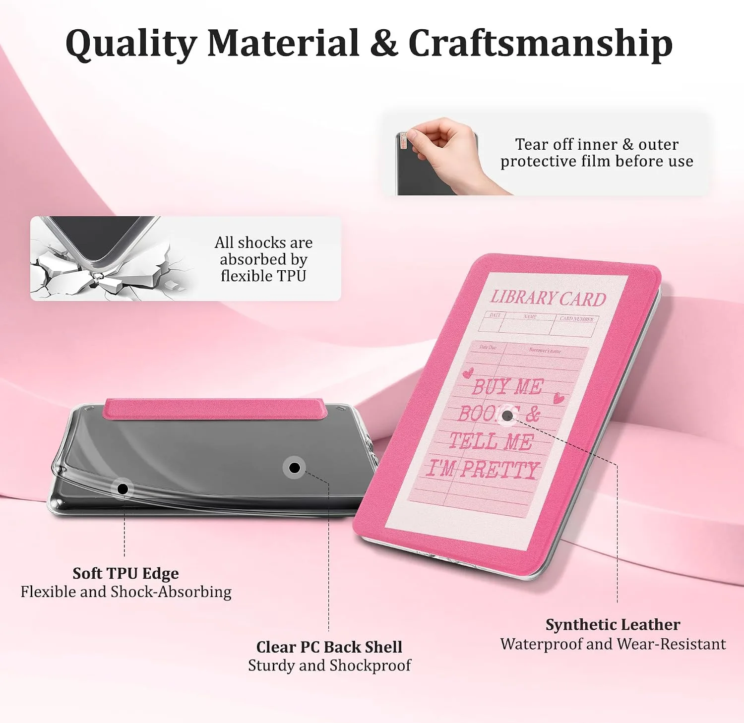 SESENSE Magnetic Case for 7'' Kindle Paperwhite 12th Gen 2024 & Colorsoft