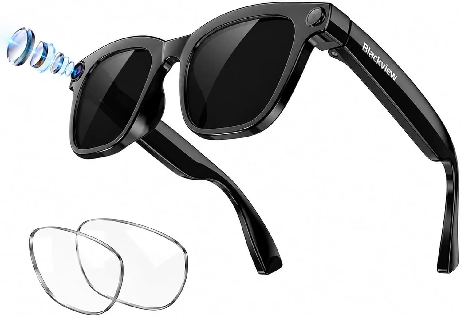Blackview BV300 AI Smart Glasses with ChatGPT, Real-Time Translation