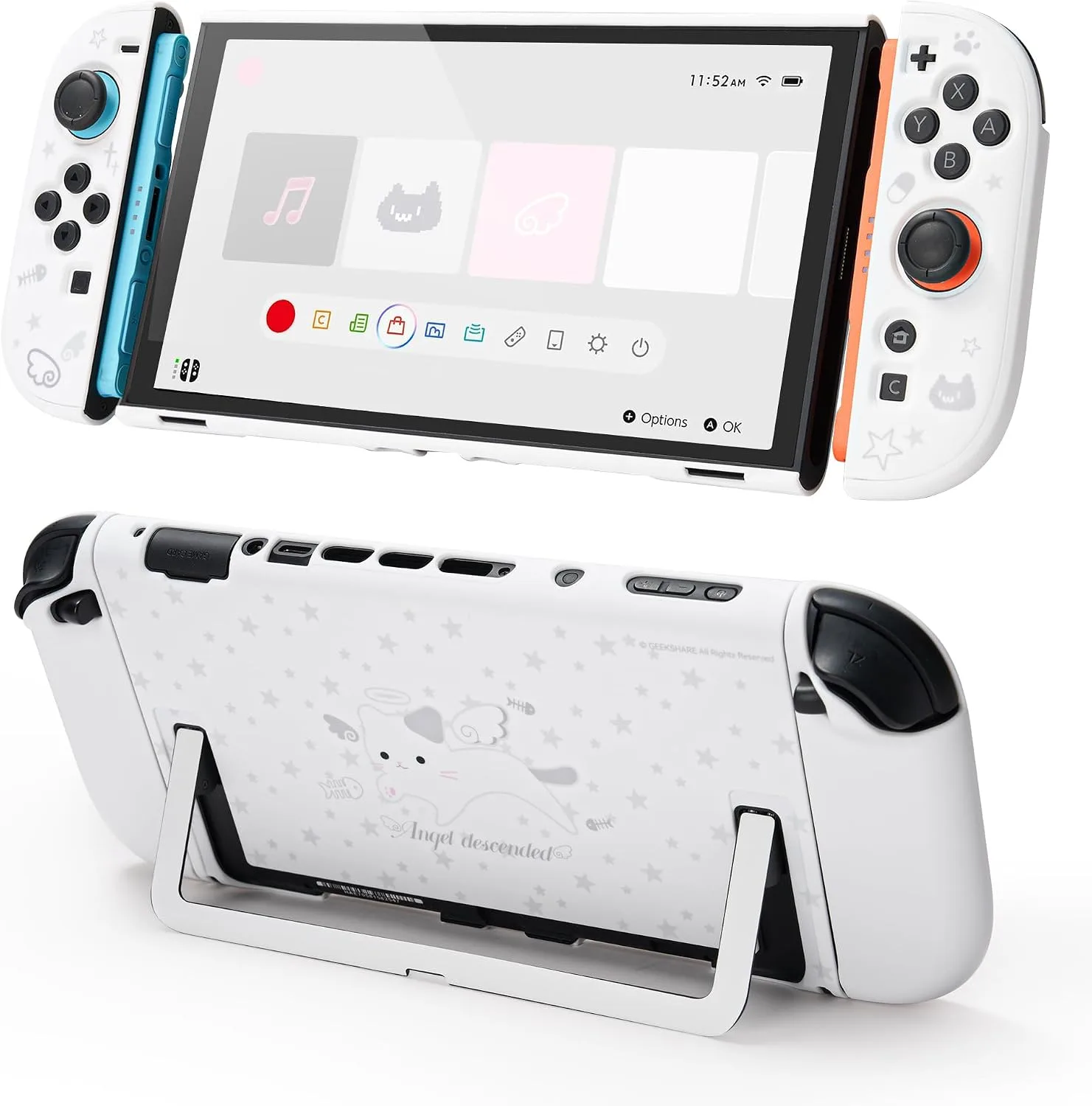 GeekShare Protective Shell Dockable Hard Case Compatible with Switch 2