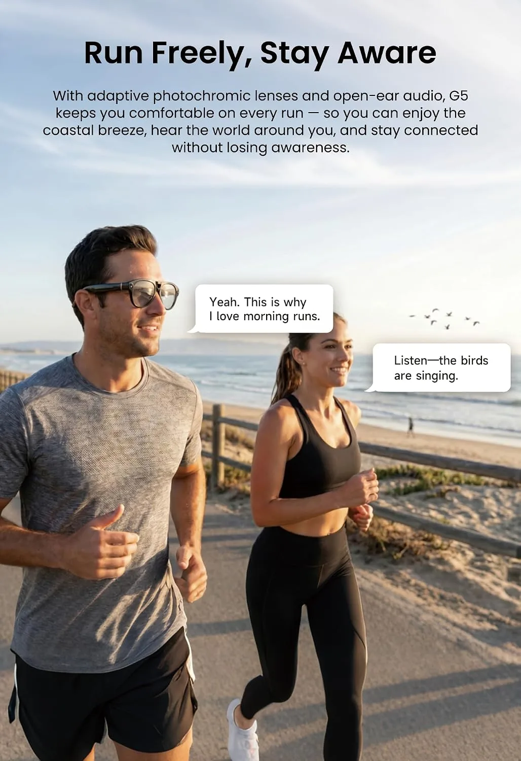 G5 AI Smart Glasses with Camera and Bluetooth, 13MP Video Recording Glasses