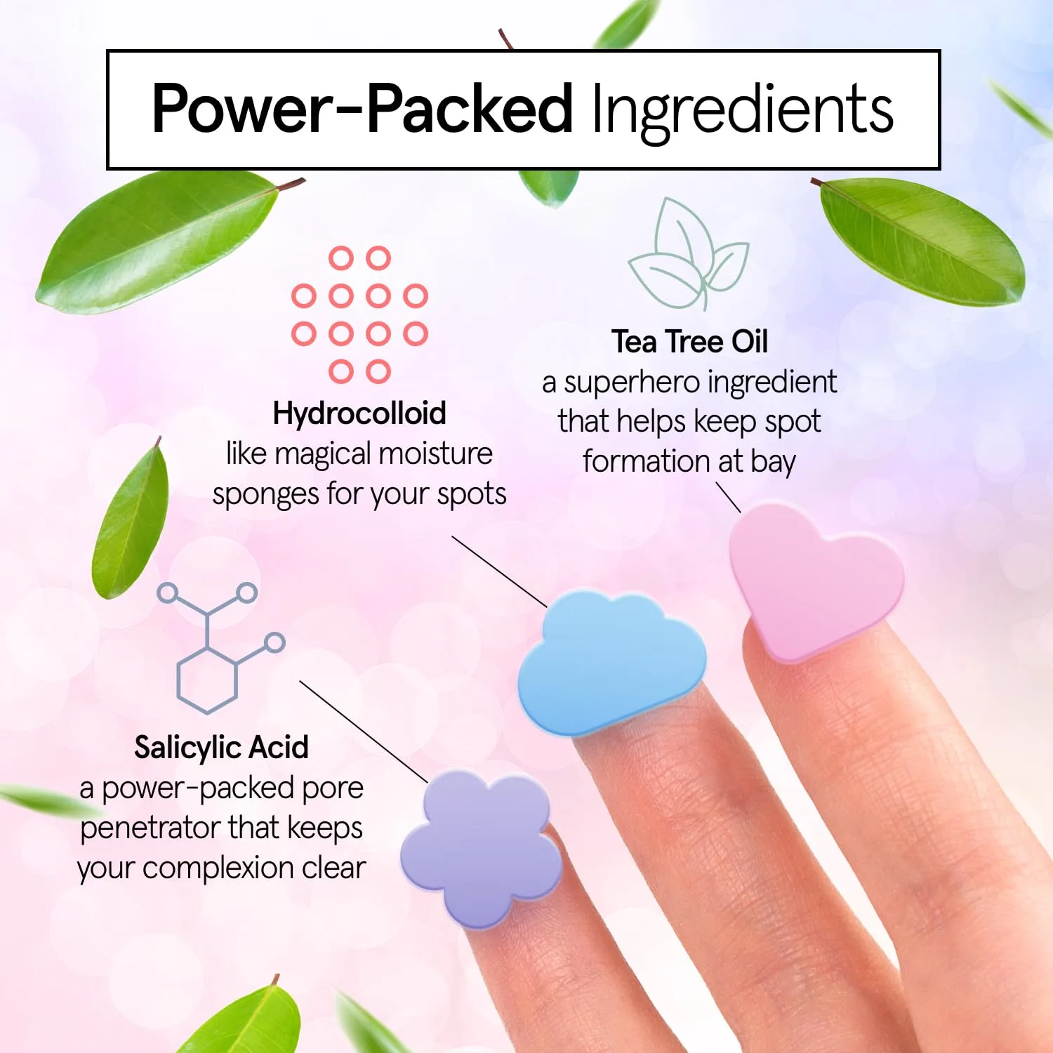 grace & stella Award Winning Pimple Patches for Face -72 Pack Multishape