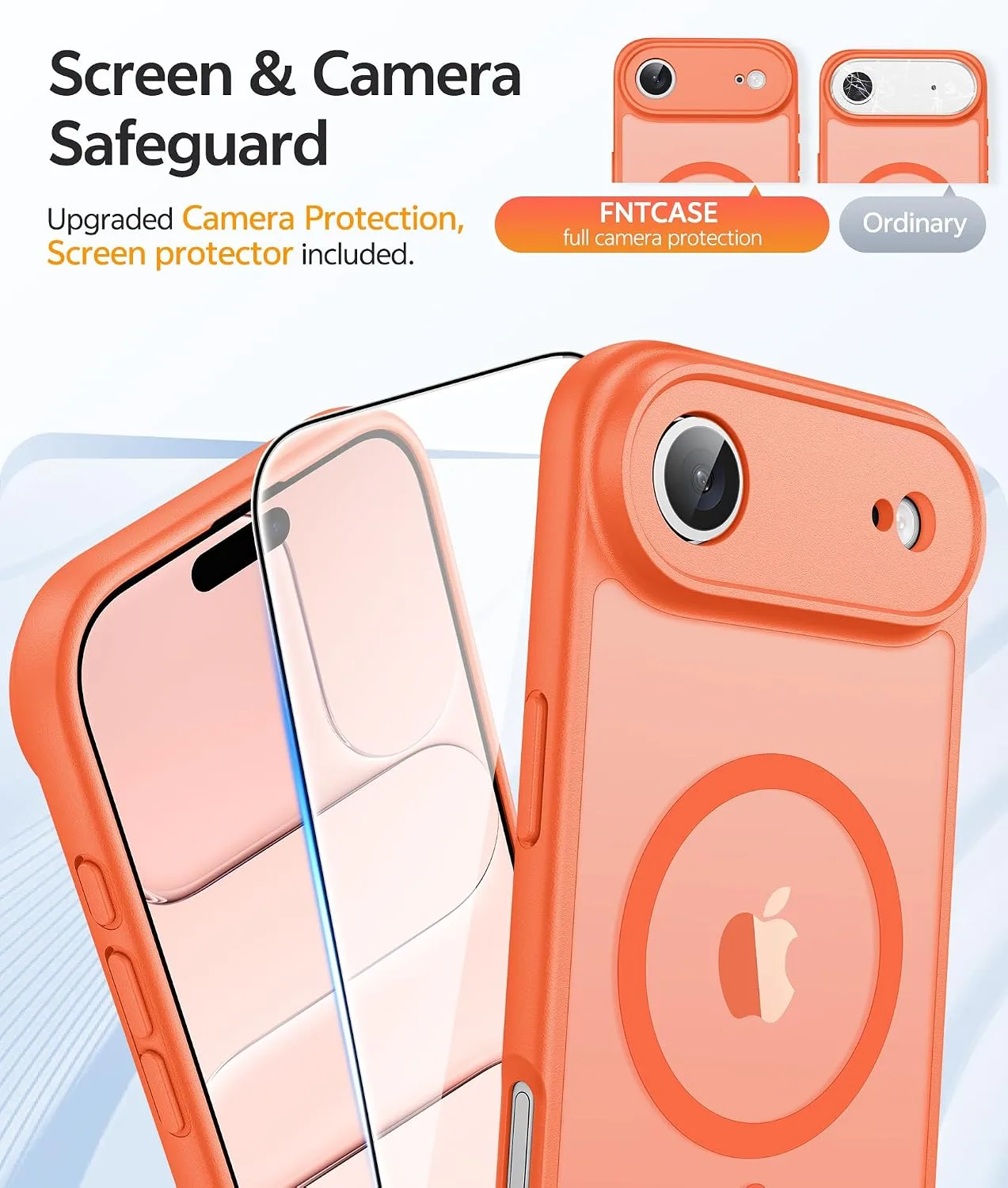 FNTCASE for iPhone Air Case, Fit for Magsafe, Orange