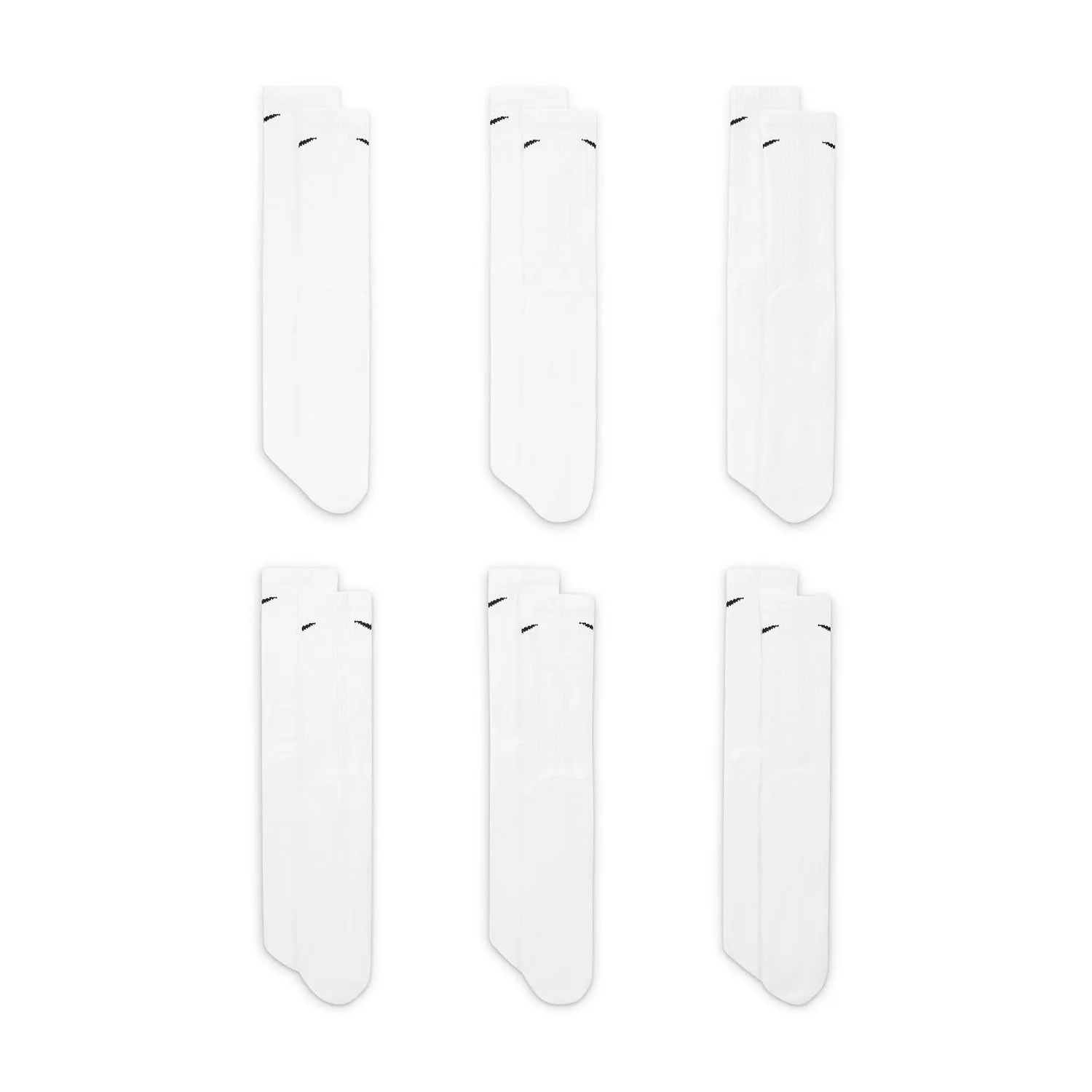 Nike Adult Everyday Cushioned Training Crew Socks (6-Packs)