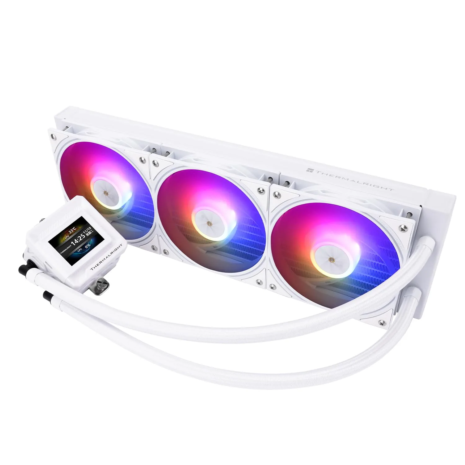 Enfriador Líquido para CPU Thermalright FW360 SE ARGB Blanco con pantalla LCD 2 pulgadas