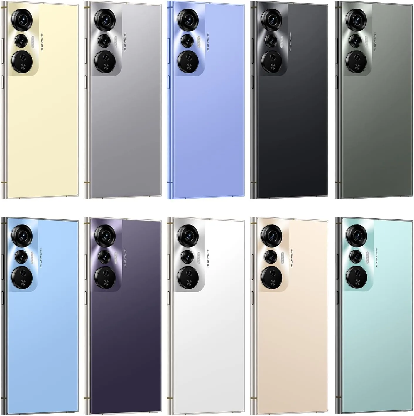 Unlocked Cell Phones Smartphone Android 13 Phones 8+256GB/6.8" HD Screen/Dual SIM/108MP+48MP Camera/6800 mAh/Built-in Pen (Blue)