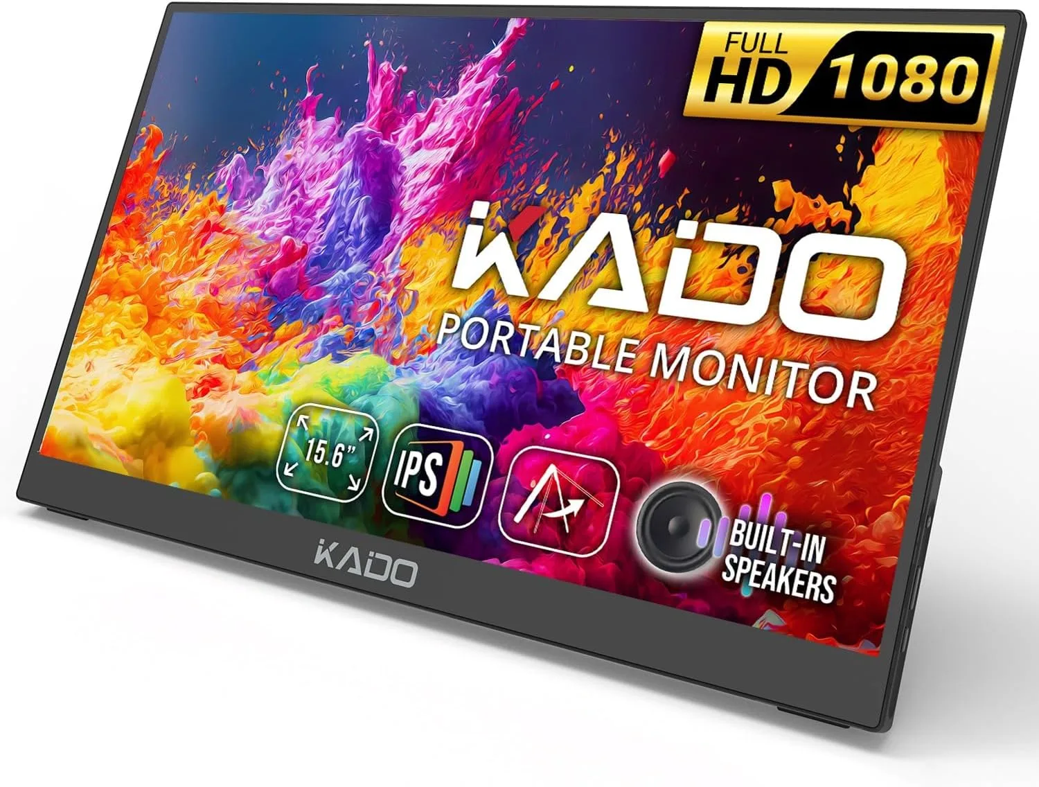 Kado 15.6-Inch Portable Monitor for Laptop FHD 1920x1080 IPS Second Display