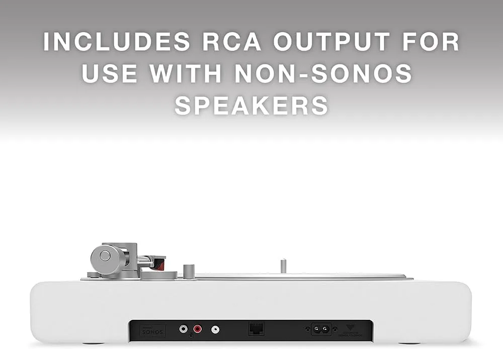 Victrola Stream Carbon - Wi-Fi Turntable, Works with Sonos - White