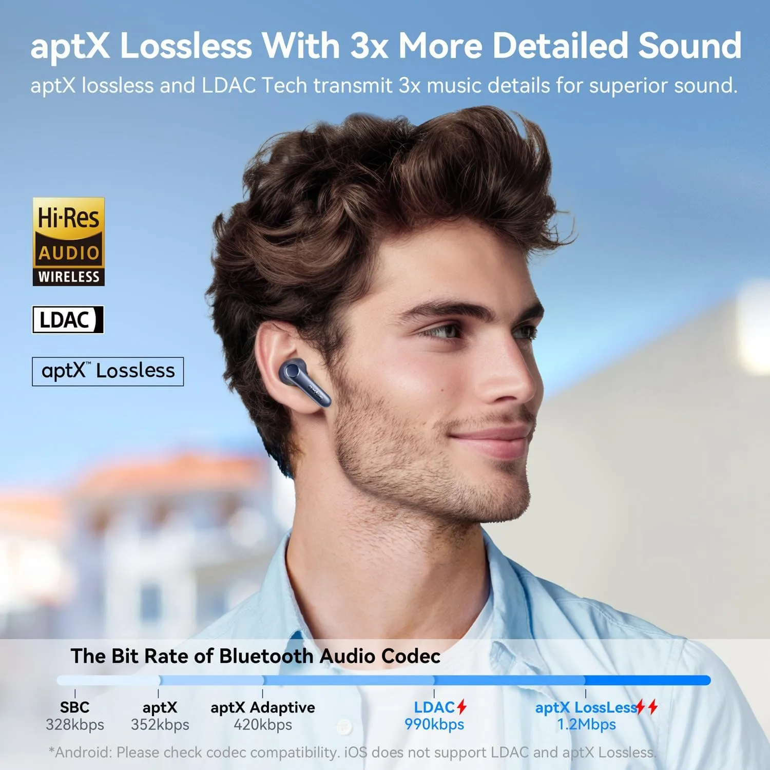 EarFun Air Pro 4 Adaptive Hybrid Noise Canceling Wireless Earbuds, 6 Mics