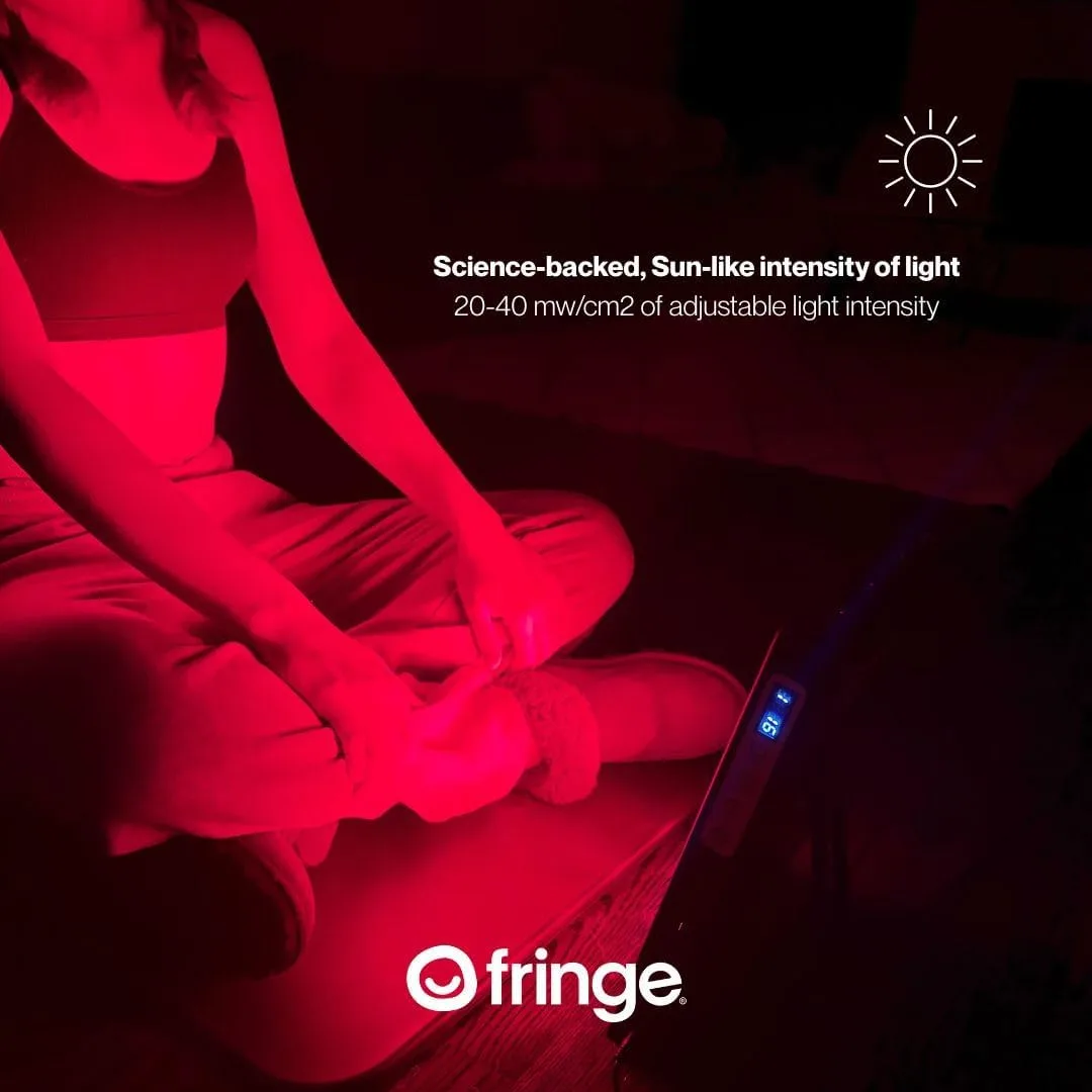 Fringe Red Light Therapy Panel, 189W, 660nm & 850nm Near Infrared, 360 LED