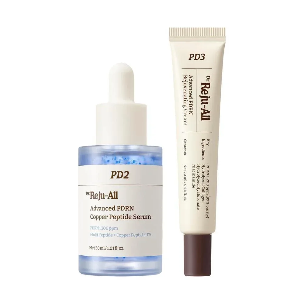 Dúo Tratamiento Facial Dr.Reju-All Sérum PDRN Péptidos de Cobre + Crema Rejuvenecedora