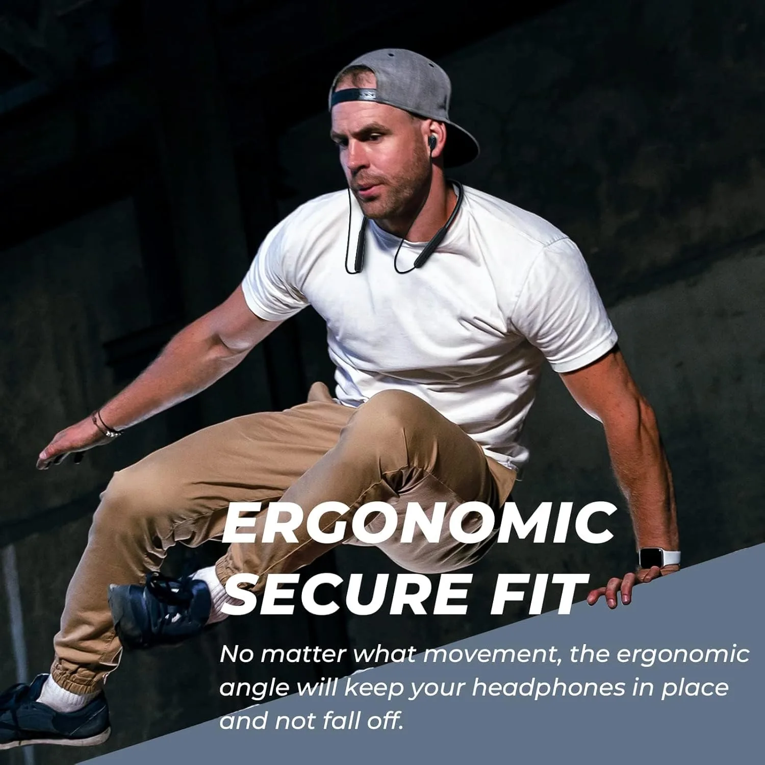 N18 Neckband Bluetooth Earbuds, Wireless Bluetooth 6.0 Headphones with Microphone, Ultra-Lightweight Comfort, IPX7 Waterproof, Deep Bass Strong Beat, 20H Playtime, Magnetic Earphones