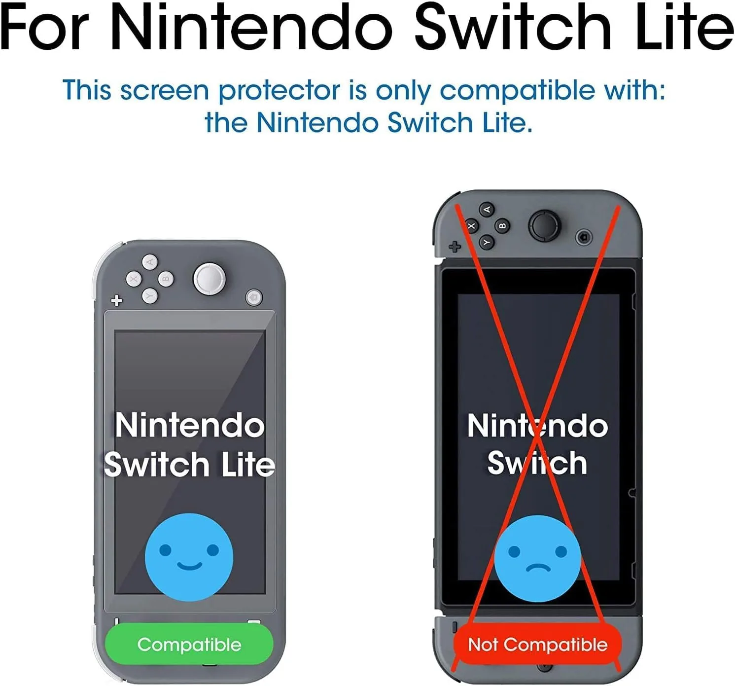 amFilm 3 Pack Screen Protector for Nintendo Switch Lite 2019 Tempered Glass