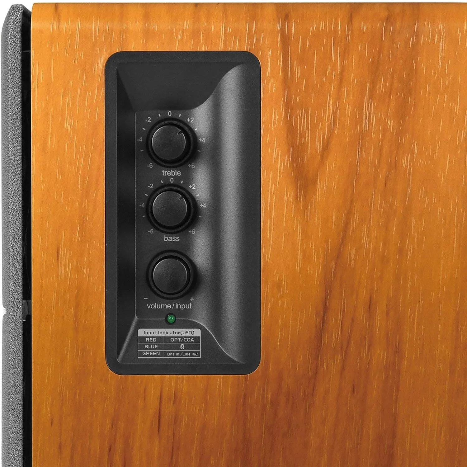 Edifier R1280DB Powered Bluetooth Bookshelf Speakers - Optical Input - Wireless Studio Monitors - 4 Inch Near Field Speaker - 42w RMS - Wood Grain