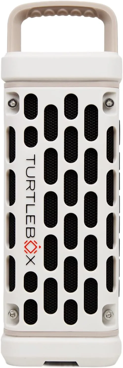 Turtlebox Ranger Bluetooth Speaker. Ultra-Portable, Waterproof, Ivory