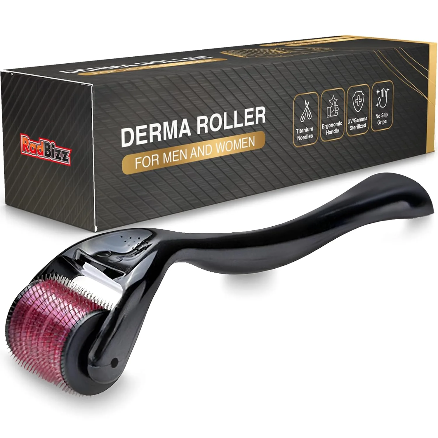 RadBizz Derma Roller and Storage Case - 0.25mm