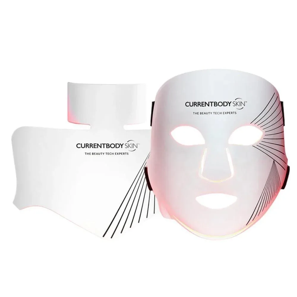 Mascarilla LED CurrentBody Red Light Therapy Series 2 para Rostro y Cuello