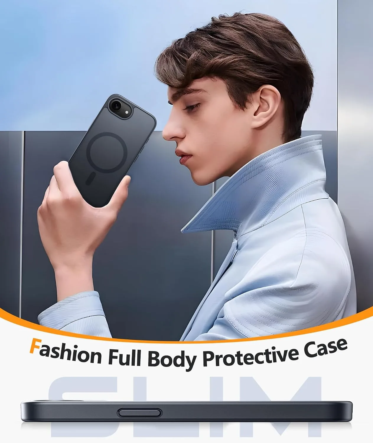 FNTCASE for iPhone 17e/ iPhone 16e Case, Fit for Magsafe, Screen Protector
