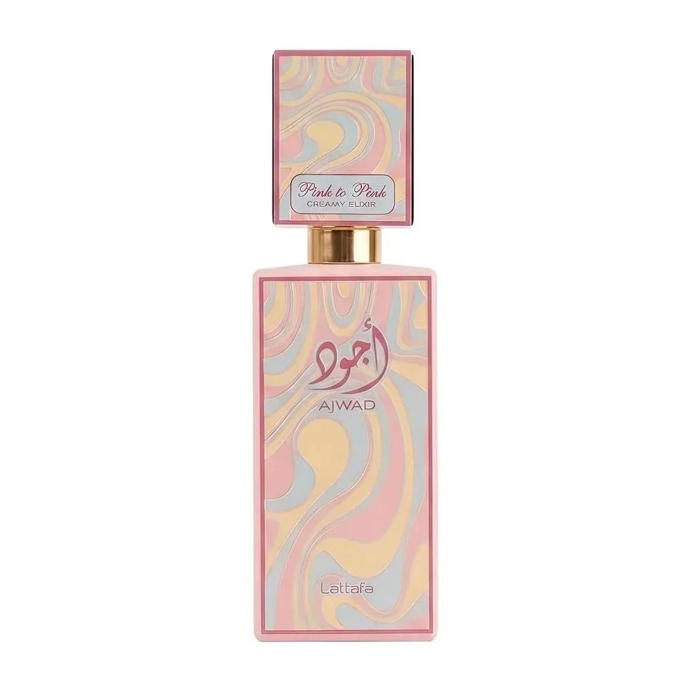Perfume Lattafa Ajwad Pink To Pink Creamy Elixir EDP para Mujer 60ml