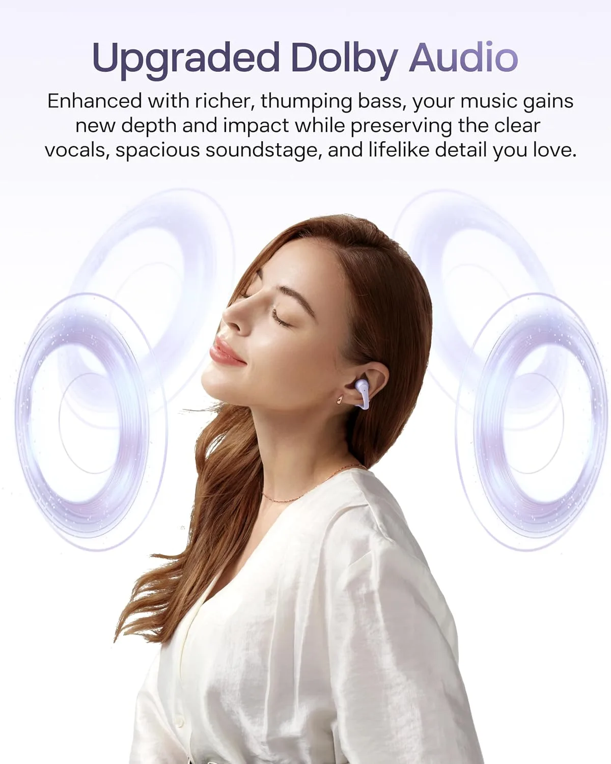 SHOKZ OpenDots 2 Open-Ear Clip-On Earbuds with Upgraded Dolby Audio, 3-Mic Clear Calls, Rich Bass, Up to 40 Hrs of Audio, Wireless Charging, Interchangeable Left/Right Earbuds, IP57, Bluetooth 6.1