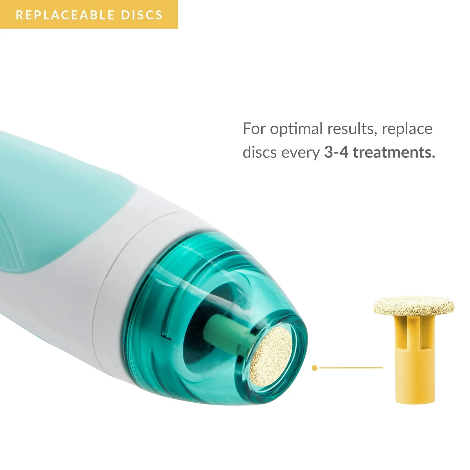 PMD Personal Microderm Yellow Replacement Discs — Intense Body, 6 Discs and 1 Filter